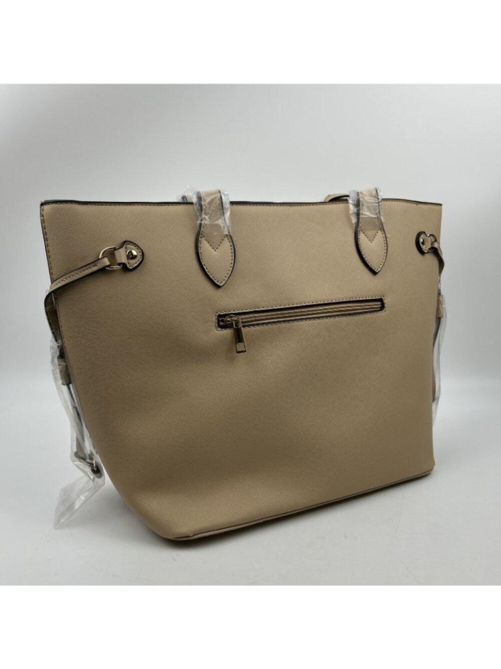 Marilyn Monroe new w/tags faux leather Large tote w/gold detail & red interior - Picture 12 of 15